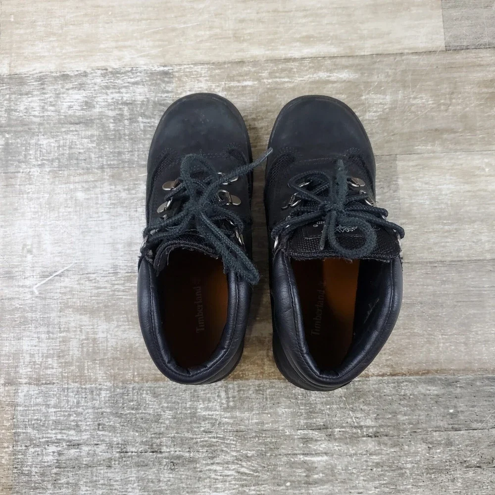 Timberland Premium WP Boots Little Kids Sz 1 1M Black Nubuck‎